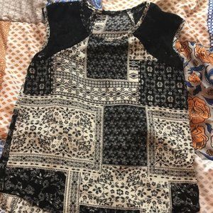Papermoon Lace Sleeve Top